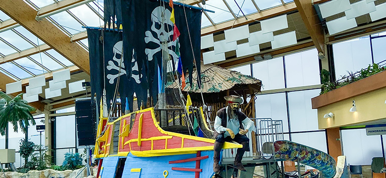 Aquapalace Praha letos láká na pirátské dobrodružství