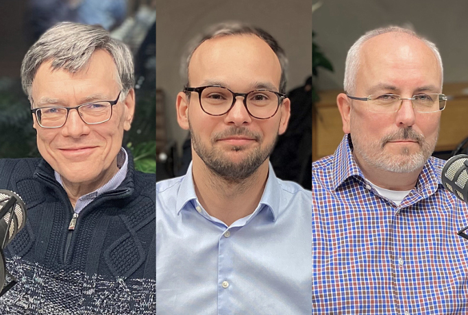 Martin Kupka, Dominik Rusinko a Petr Dufek